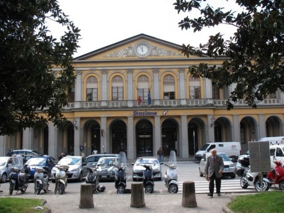 The train station in Lucca