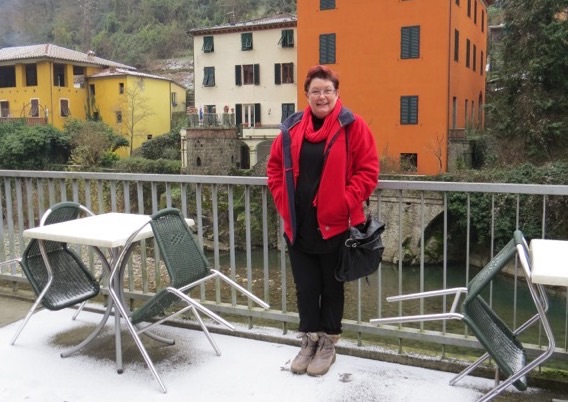 snow at Ponte a Serraglio