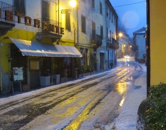 snow at Ponte a Serraglio