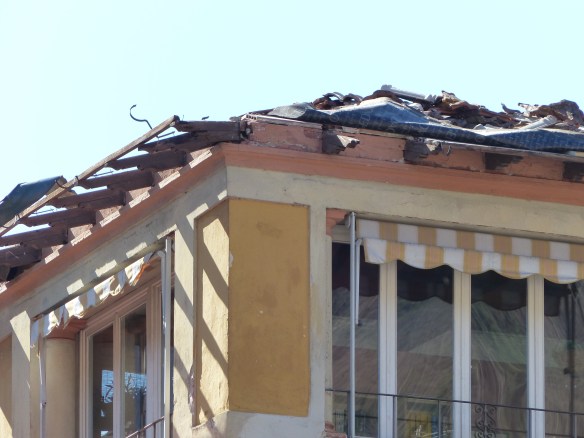The pharmacy roof at La Villa