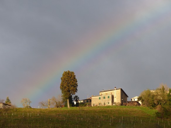 rainbow over Colle