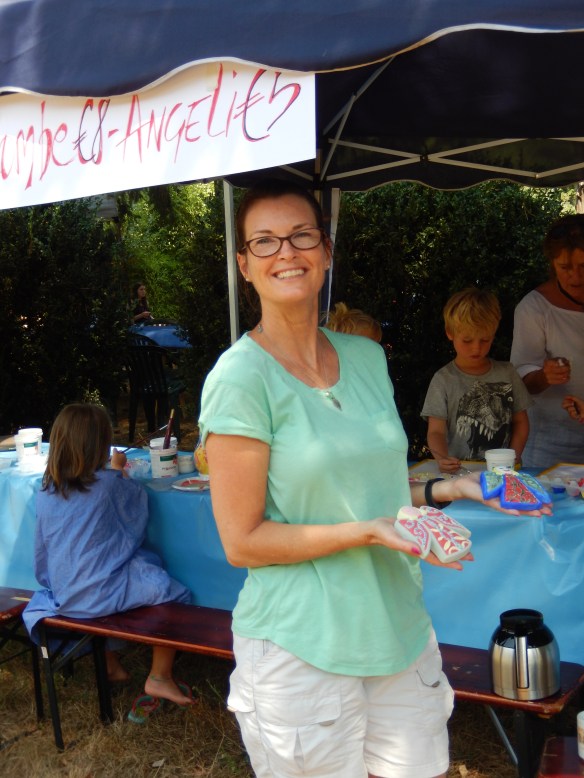 Sheila at the Art Comp