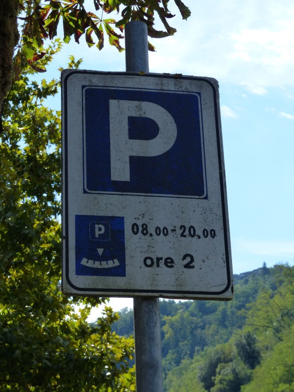 Parking sign